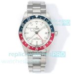 Swiss Copy Tudor New Black Bay GMT 41mm Pepsi Bezel White Face Watch 